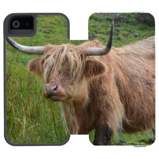 Capa Carteira Para iPhone, Incipio Vaca adorável das montanhas (Fólio aberto)