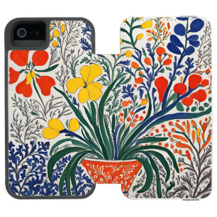 Capa Carteira Incipio Watson™ Para iPhone 5 Vaso e Flores Silvestres
