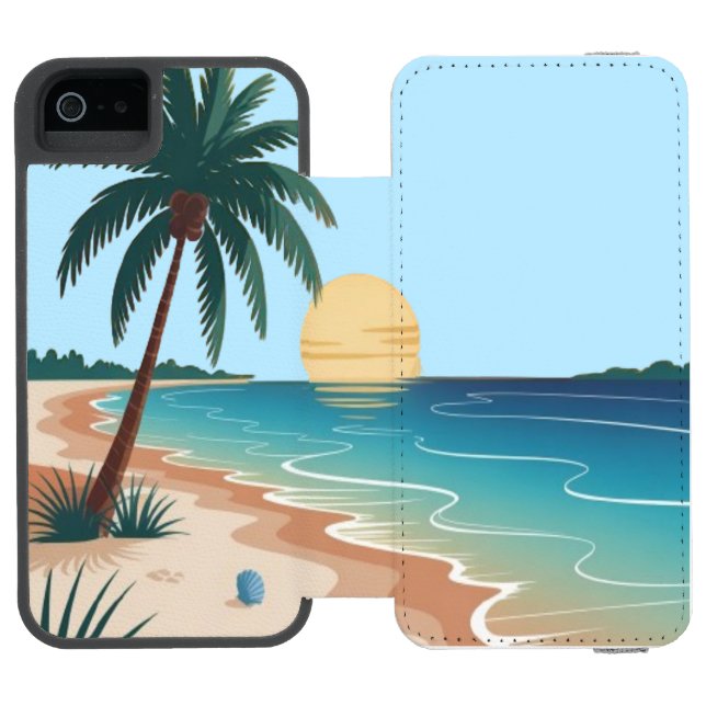 Capa Carteira Para iPhone, Incipio Vibrações Ensolaradas (Fólio aberto)