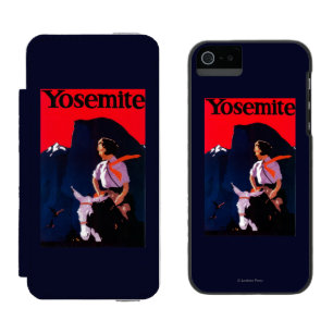 Capa Carteira Incipio Watson™ Para iPhone 5 Vintage PosterYosemite de Yosemite, CA