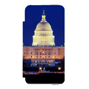 Capa Carteira Incipio Watson™ Para iPhone 5 Washington DC Estados Unidos Capitólio ao Crepúscu