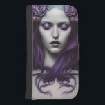 Capa Carteira Para Samsung Galaxy S4 A Violeta Palid<br><div class="desc">Uma mulher bonita que mente no sono eterno,  à espera daquela que a despertará no mundo mais uma vez.</div>