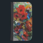 Capa Carteira Para Samsung Galaxy S4 Abertura da Cor II<br><div class="desc">Floral</div>
