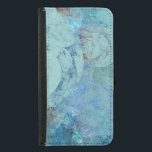 Capa Carteira Para Samsung Galaxy S5 Abstrato azul de Opal para RAZR<br><div class="desc">Abstrato azul de Opal para RAZR</div>