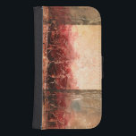 Capa Carteira Para Samsung Galaxy S4 Abstrato Red Landscape<br><div class="desc">Ethan Harper pintou esta incrível paisagem vermelha abstrato. Um indefinido retangular cria uma parte mais leve da peça. Uma peça muito sanguinária,  peça sua cópia hoje!</div>