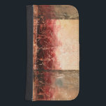 Capa Carteira Para Samsung Galaxy S4 Abstrato Red Landscape<br><div class="desc">Ethan Harper pintou esta incrível paisagem vermelha abstrato. Um indefinido retangular cria uma parte mais leve da peça. Uma peça muito sanguinária,  peça sua cópia hoje!</div>