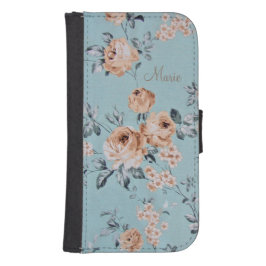 Capa Carteira Para Samsung Galaxy S4 Adoring Flowers (Adorando flores) - Maleta de Wall