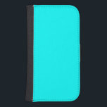 Capa Carteira Para Samsung Galaxy S4 Aqua<br><div class="desc">Aqua. Tom Cor Sólido. CÓDIGO HEX #00FFFF,  R:0,  G:255,  B:255 Como um presente. Doce Souvenir ou Creativo Presente. 🎁 👍 😍 😊 ✨</div>