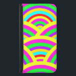 Capa Carteira Para Samsung Galaxy S5 Artes Coloridas Brilhantes Arcos Brilhantes<br><div class="desc">Um design de arco-íris multicolorido em amarelo brilhante,  vermelho,  azul e verde fará um cobrir protetor atraente para o seu telefone.</div>