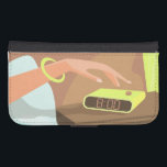 Capa Carteira Para Samsung Galaxy S4 As garotas apertam o botão de snooze do despertado<br><div class="desc">Composição da manhã no interior do quarto de glamour</div>