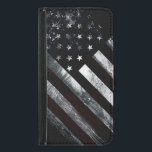 Capa Carteira Para Samsung Galaxy S5 Bandeira Industrial American Patriótica<br><div class="desc">Mostre sua liberdade com orgulho!</div>