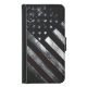 Capa Carteira Para Samsung Galaxy Bandeira Industrial American Patriótica (Frente)