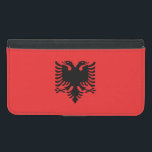 Capa Carteira Para Samsung Galaxy S5 Bandeira Patriótica Albanesa<br><div class="desc">Bandeira nacional da Albânia.</div>