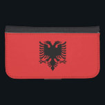 Capa Carteira Para Samsung Galaxy S4 Bandeira Patriótica Albanesa<br><div class="desc">Bandeira nacional da Albânia.</div>