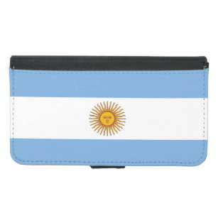 Capa Carteira Para Samsung Galaxy S5 Bandeira Patriótica Argentina
