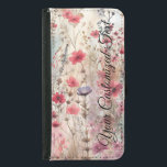 Capa Carteira Para Samsung Galaxy S5 Beleza Selvagem Tecida: Moda feita por Flores Selv<br><div class="desc">Estamos introduzindo nosso Design de padrão de flores selvagens cativante, onde a beleza mesmerizante da natureza vem à vida em todos os detalhes intrincados. Esta requintada criação de impressão a pedido é uma celebração da elegância indomada encontrada dentro dos prados de flores silvestres. Vivo e encantador, esse padrão apresenta uma...</div>