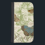 Capa Carteira Para Samsung Galaxy S4 Borboletas em Música Folha com Design Floral<br><div class="desc">Um design floral verde e uma partitura musical servem de fundo para um trio de borboletas nesta peça do Vision Studio. A palavra francesa para a borboleta, o papillon, também está gravada no fundo da peça. Se você tem um forte amor por borboletas, natureza, ou como se rodeasse de beleza,...</div>