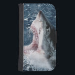 Capa Carteira Para Samsung Galaxy S4 Cabeça do grande tubarão branco<br><div class="desc">Amos Nachoum/natureza de DanitaDelimont.com |,  cabeça da fauna | do grande tubarão branco</div>