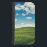 Capa Carteira Para Samsung Galaxy S4 Campo<br><div class="desc">Mala de Carteira S4 da Galáxia de Campo</div>