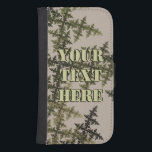 Capa Carteira Para Samsung Galaxy S4 Camuflagem Fractal - Verão<br><div class="desc">Uma camuflagem de Verão,  de cor castanha,  verde e bronzeada,  folha/agulha,  adequada às florestas de coníferas ou de folha caduca. Adicione seu próprio texto.</div>