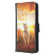Capa Carteira Para Samsung Galaxy Cavalos no travesseiro decorativo solar (Esquerda)