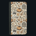 Capa Carteira Para Samsung Galaxy S5 Colheita de outono<br><div class="desc">Este encantador padrão de queda ao estilo da vintagem apresenta folhas de outono, abóboras, boletas, varas de canela, e suéteres aconchegantes, dando vida ao calor da estação. Com suas intrincadas ilustrações desenhadas à mão, o design capta a essência do outono, incluindo toques brincalhões como lattas de especiarias de abóbora e...</div>