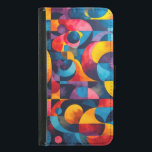 Capa Carteira Para Samsung Galaxy S5 Colorcubo 6<br><div class="desc">Cores simples através da lente fragmentada do Cubismo.</div>