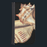 Capa Carteira Para Samsung Galaxy S4 Conchas Artísticas<br><div class="desc">Jennifer Goldberger tem uma coleção incrível de arte capturando as pérolas do oceano. Nesta linda,  clássica pintura de cor neutra,  estes dois conchas são o principal objeto da imagem. Coloque esta arte náutica estilizada em seus produtos favoritos hoje!</div>