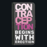Capa Carteira Para Samsung Galaxy S5 Contracepção começa com ereção dos direitos da mul<br><div class="desc">Obrigado por apoiar o movimento Hands0ff e por estar conosco nesta luta pelos direitos reprodutivos. Da frustração, da resiliência e da determinação das pessoas que se levantam contra a opressão, esta design ousada procura amplificar as vozes daqueles que lutam pelos direitos civis, igualdade e justiça. Sou uma dona de negócios...</div>