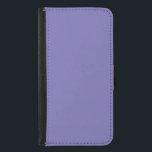 Capa Carteira Para Samsung Galaxy S5 Cor Sólida do Periwinkle<br><div class="desc">Cor Sólida Periwinkle com design simples e simples. Faça o pedido conforme mostrado ou use a ferramenta Personalizar design para adicionar seu próprio texto, trabalho de arte, design ou foto. Periwinkle é uma cor na família azul e violeta, também chamada azul-lavanda, pode ser considerada uma cor pálida de roxo ou...</div>