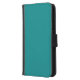 Capa Carteira Para Samsung Galaxy Cor Verde Azul Trendy Teal, (Esquerda)