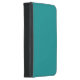 Capa Carteira Para Samsung Galaxy Cor Verde Azul Trendy Teal, (Direita)