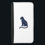Capa Carteira Para Samsung Galaxy S5 Cosmic Black Panther<br><div class="desc">Unleash the mystery of the night sky with this striking illustration of a panther formed from stardust and nebulae. Perfect for lovers of space,  mysticism,  spirit animals,  and galaxy-inspired art.</div>