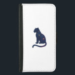 Capa Carteira Para Samsung Galaxy S5 Cosmic Black Panther<br><div class="desc">Unleash the mystery of the night sky with this striking illustration of a panther formed from stardust and nebulae. Perfect for lovers of space,  mysticism,  spirit animals,  and galaxy-inspired art.</div>