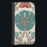 Capa Carteira Para Samsung Galaxy S4 Costeira Damask I<br><div class="desc">Vida marinha</div>