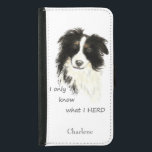 Capa Carteira Para Samsung Galaxy S5 Cota de Herança de Cachorro Collie<br><div class="desc">Cota de Herança de Cachorro Collie</div>