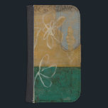 Capa Carteira Para Samsung Galaxy S4 Desenho Floral com flor selvagem e plantas<br><div class="desc">Muita coisa está acontecendo nesta pintura de Jennifer Goldberger. Um esboço floral toma palco central,  e pequenas árvores constituem o fundo. Os fãs de Eugene Delacroix e Edward Hopper podem querer comprar esta peça!</div>