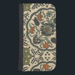 Capa Carteira Para Samsung Galaxy S4 Design Azulejo Floral Persa Decorativo<br><div class="desc">Um design floral decorativo,  este azulejo persa apresenta várias flores diferentes dançando juntas em uma maravilhosa medalha de cor. Conhece alguém que ama flores ou designs de outros países? Este seria o presente perfeito para eles!</div>