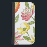 Capa Carteira Para Samsung Galaxy S4 Design de Jardim Floral com Fundo Branco<br><div class="desc">Este design de jardim floral apresenta cores brilhantes contra um fundo branco pálido,  fazer em que as flores se destacam ainda mais. Uma pintura incrível que pode trazer cor e beleza para qualquer sala. Compre-o para si mesmo,  ou dê-o a um amado como presente!</div>