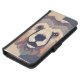 Capa Carteira Para Samsung Galaxy Design de Poli Inferior da Cabeça de Urso (Base)