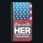 Capa Carteira Para Samsung Galaxy S5 Estou com o seu LGBTQ American Flag Glitter<br><div class="desc">"Estou com ela, ele, eles e todos." A bandeiroca vermelha e azul americana usa brilho digital para mostrar orgulho. Obrigado por apoiar o movimento "Mãos para Fora" e por estar nesta luta pelos direitos civis. Nascer por frustração, resiliência e determinação, pessoas estão se levantando contra a opressão! Esta design do...</div>