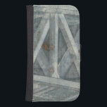 Capa Carteira Para Samsung Galaxy S4 Estrutura industrial | Ponte<br><div class="desc">Essa impressão de uma estrutura industrial foi criada por Jennifer Goldberger e se assemelha aos trechos de uma ponte. Esta estrutura de cinzas é bem fundida,  fazer que você quer atravessar e ver o que está do outro lado. Peça o seu hoje!</div>