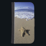 Capa Carteira Para Samsung Galaxy S4 EUA, Havaí, Maui, praia de Makena, estrela do mar<br><div class="desc">� Darrell Gulin dos EUA,  do Havaí,  do Maui,  da praia de Makena,  da estrela do mar e do surf/DanitaDelimont.com</div>