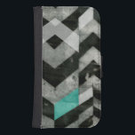 Capa Carteira Para Samsung Galaxy S4 Exclusão de Chevron II<br><div class="desc">Padrões</div>