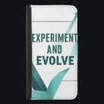 Capa Carteira Para Samsung Galaxy S5 Experimentar E Evoluir<br><div class="desc">Experiment And Evolve - Maleta de Wallet do Samsung Galaxy S5 Libere seu potencial e proteja seu telefone celular com este caso dinâmico de wallet do Samsung Galaxy S5. Apresentando a frase motivacional "Experimento e Evolução", este caso é ideal para criativos, inovadores e aprendentes ao longo da vida que prosperam...</div>