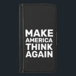 Capa Carteira Para Samsung Galaxy S5 Faça os americanos pensarem de novo nas mãos do co<br><div class="desc">Por frustração, resiliência e determinação, pessoas estão se levantando contra a opressão. Esta design procura amplificar as vozes daqueles que lutam pelos direitos civis, igualdade e justiça. Sou uma dona de negócios feminina. Compreendo em primeira mão a importância de defender as comunidades marginalizadas. Estou empenhado em usar minha plataforma para...</div>