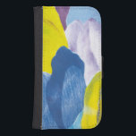 Capa Carteira Para Samsung Galaxy S4 Falsa Indigo III<br><div class="desc">Floral</div>