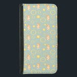 Capa Carteira Para Samsung Galaxy S5 fatia de limão e padrão de gatos<br><div class="desc">fatia de limão e padrão de gatos</div>