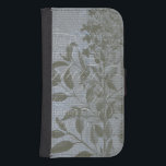 Capa Carteira Para Samsung Galaxy S4 Fleur de Bleu I<br><div class="desc">Floral</div>