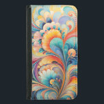 Capa Carteira Para Samsung Galaxy S5 Flora 3<br><div class="desc">Uma coleção curada de designs inspirados na floral,  fundida em tons suaves e pastéis,  trazendo um toque de elegância e serenidade.</div>
